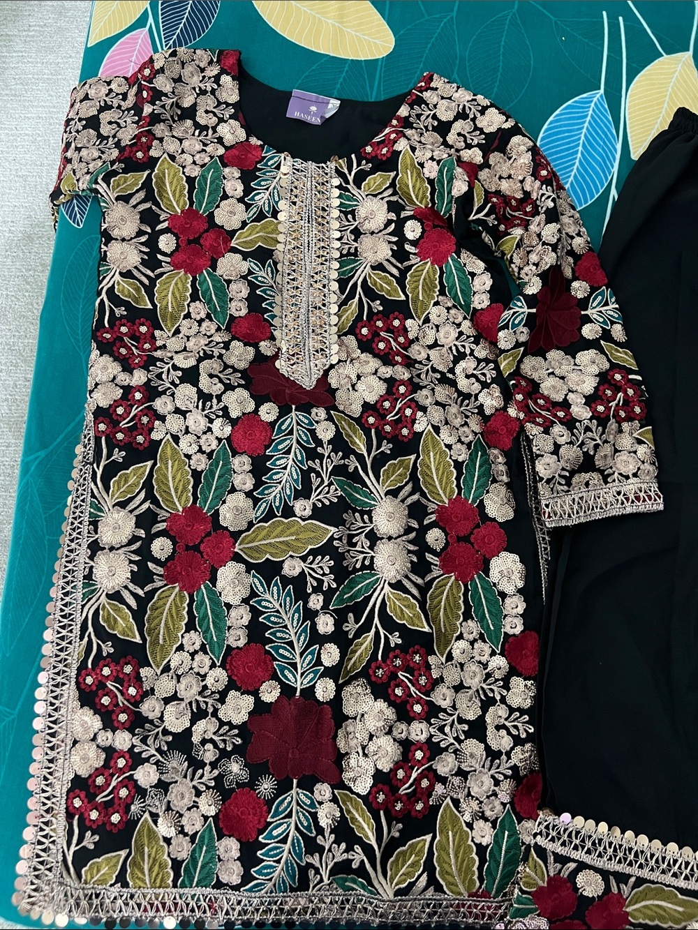 Pakistani 8-10 years old dress 2 pieces “brand Haseen (30)